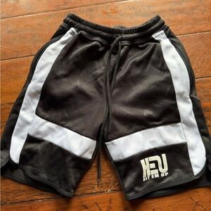Black and White Men's Shorts
